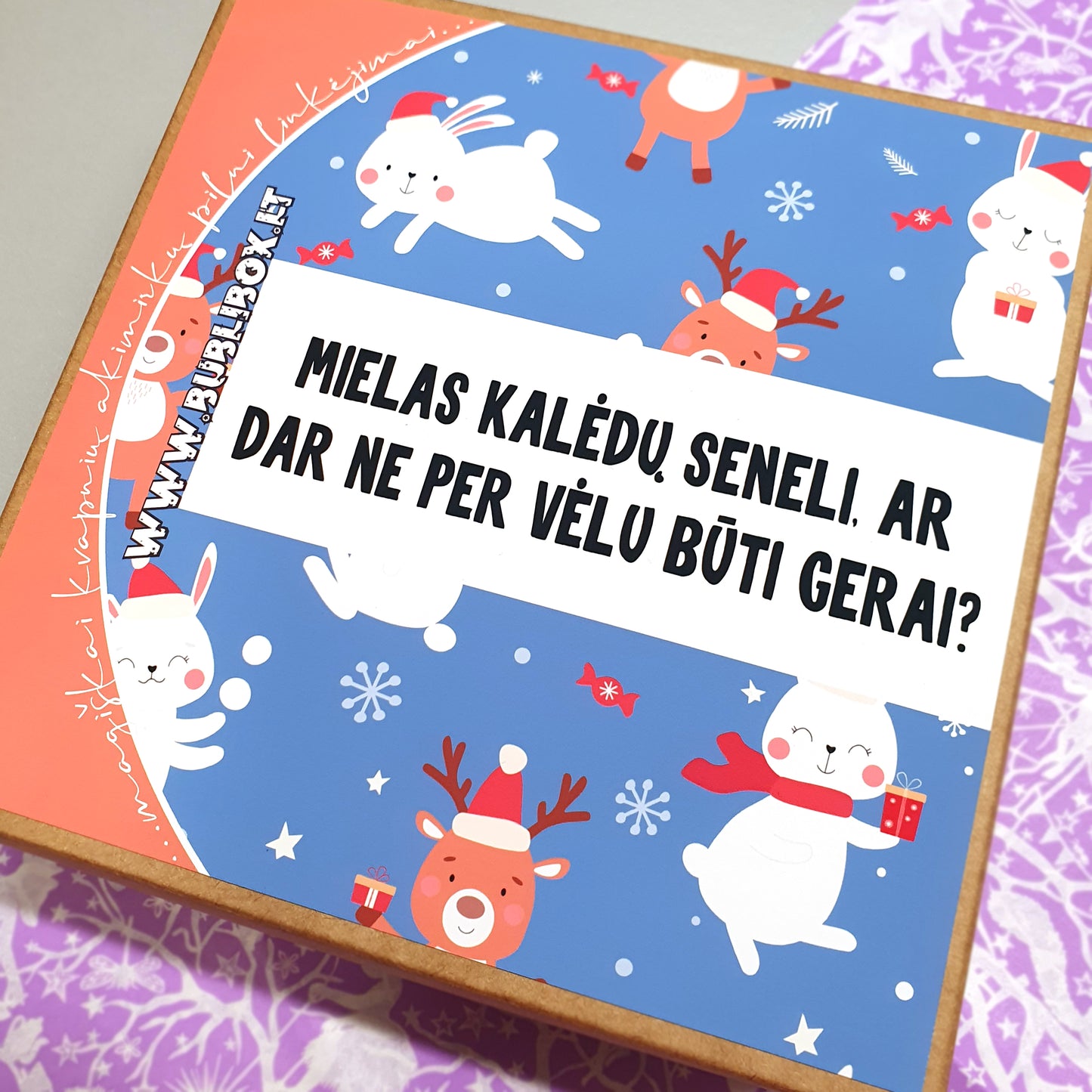 KALĖDINĖ DĖŽUTĖ: ar dar nevėlu