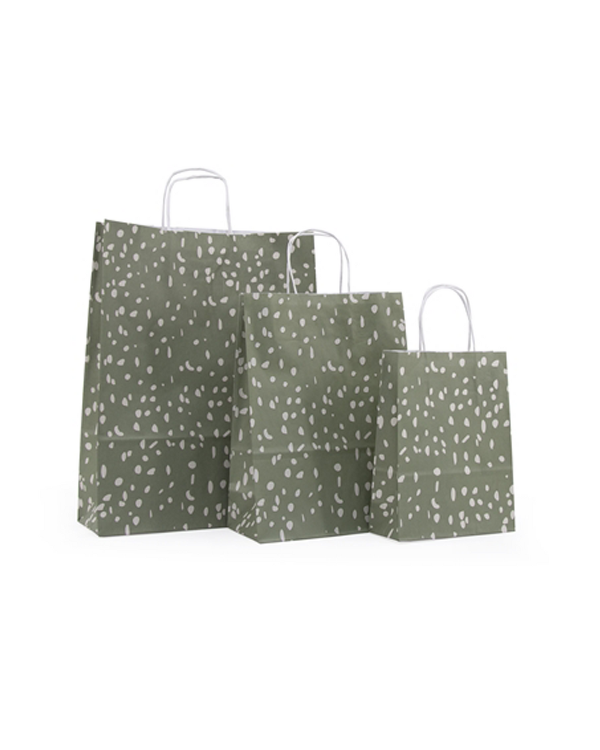 Popierinis eko-draugiškas maišelis su rankenėle SPOTIS