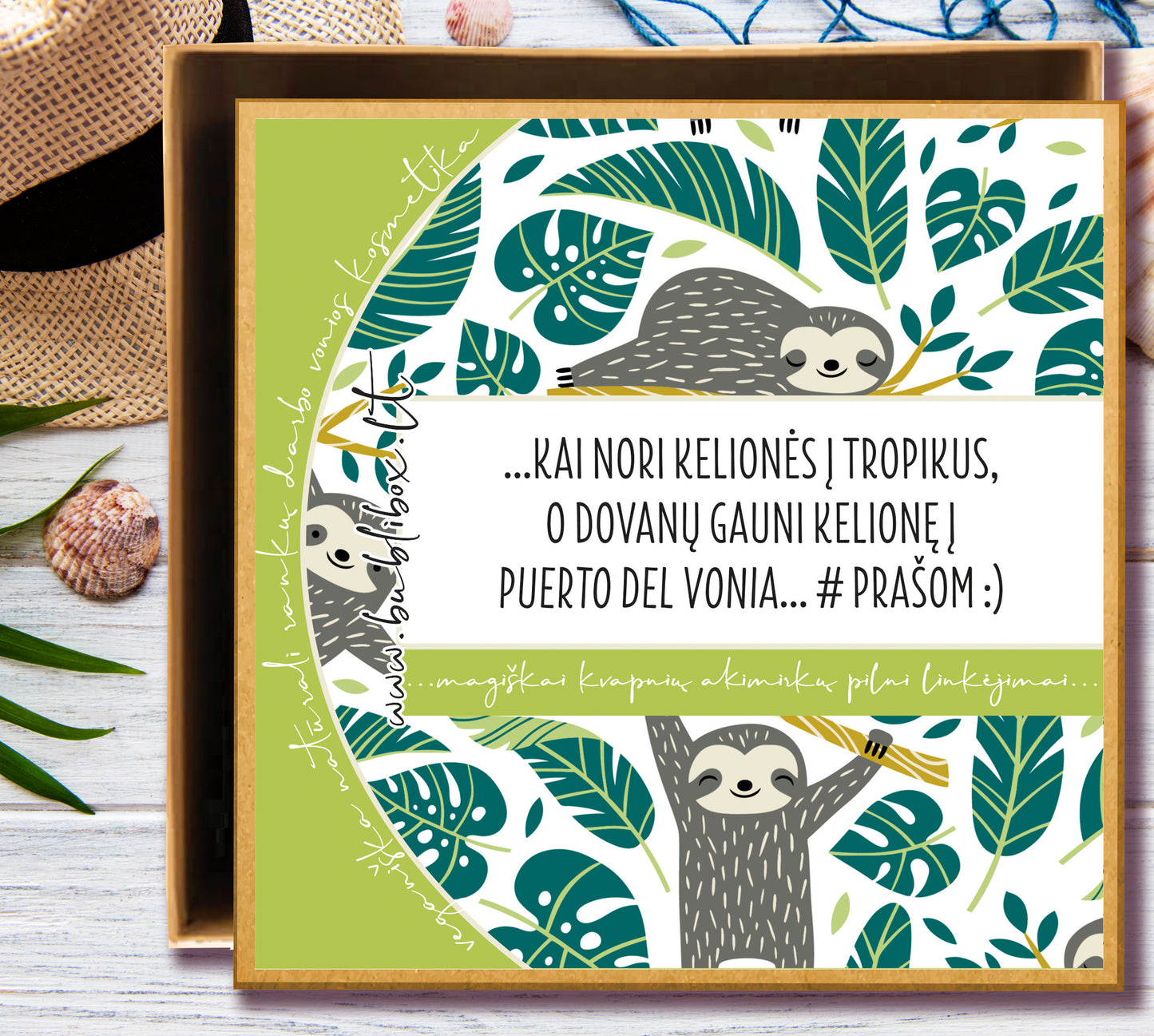 DOVANOS ĮPAKAVIMAS: #puerto del vonia @sloth