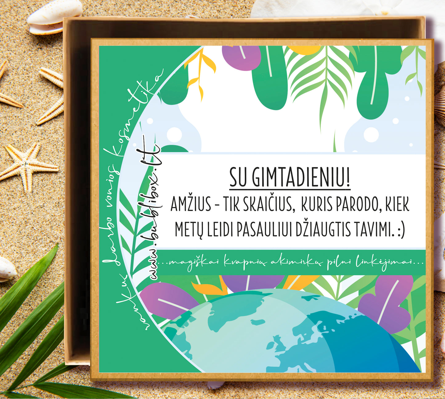 DOVANOS ĮPAKAVIMAS: pasauliui džiaugtis