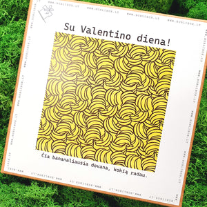 Dovanos įpakavimas BANANALIAUSIA DOVANA