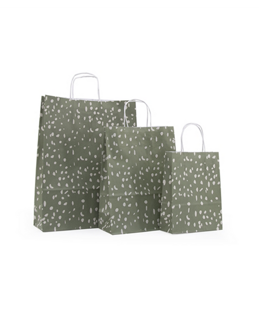 Popierinis eko-draugiškas maišelis su rankenėle SPOTIS