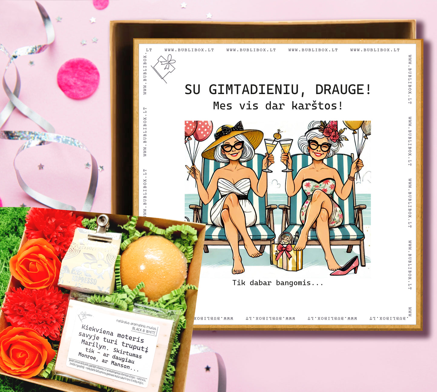 Dovanų rinkinys draugytei VIS DAR KARŠTOS