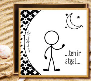 DOVANŲ DĖŽUTĖ: ❤ 2 moon & back #minimalistic