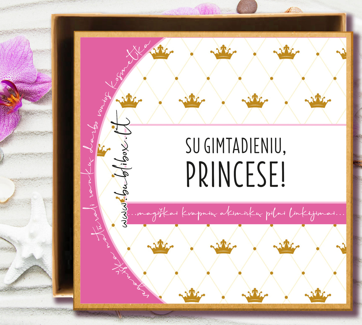 DOVANOS ĮPAKAVIMAS: su gimtadieniu, princese